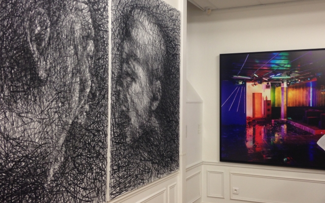 Hom Nguyen and Chen Wei at A2Z Art Gallery